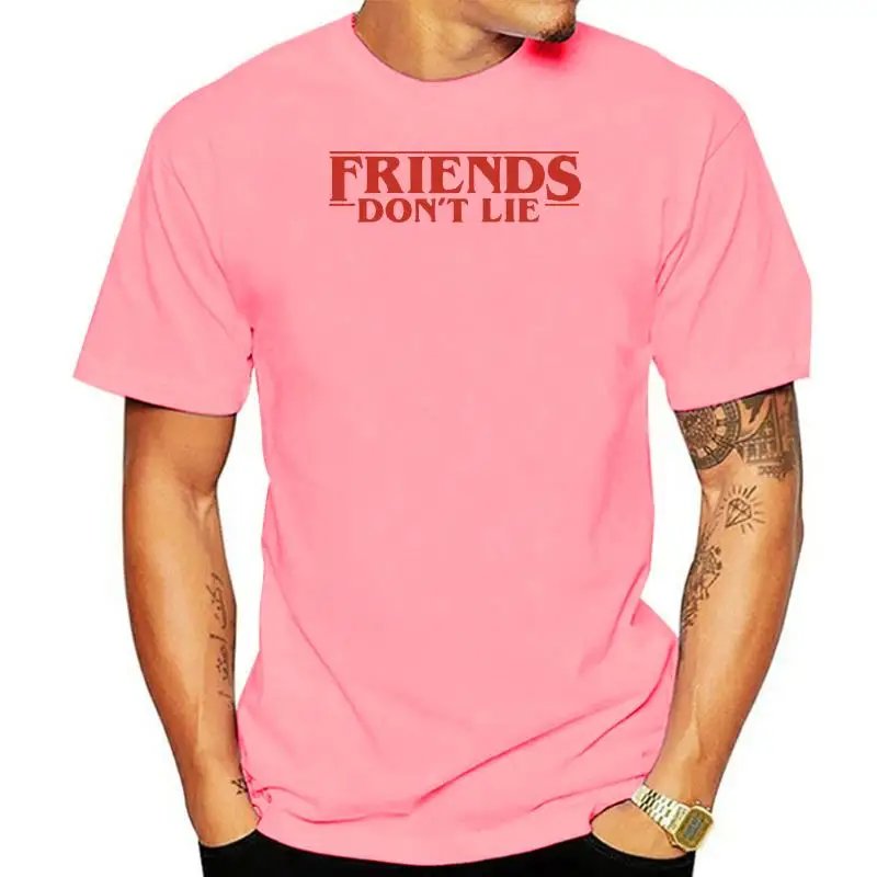 thumbnail image 1 of Camiseta FRIENDS DONT LIE Stranger Thing negra, blanca o gris DEMOGORGON, 1 of 5
