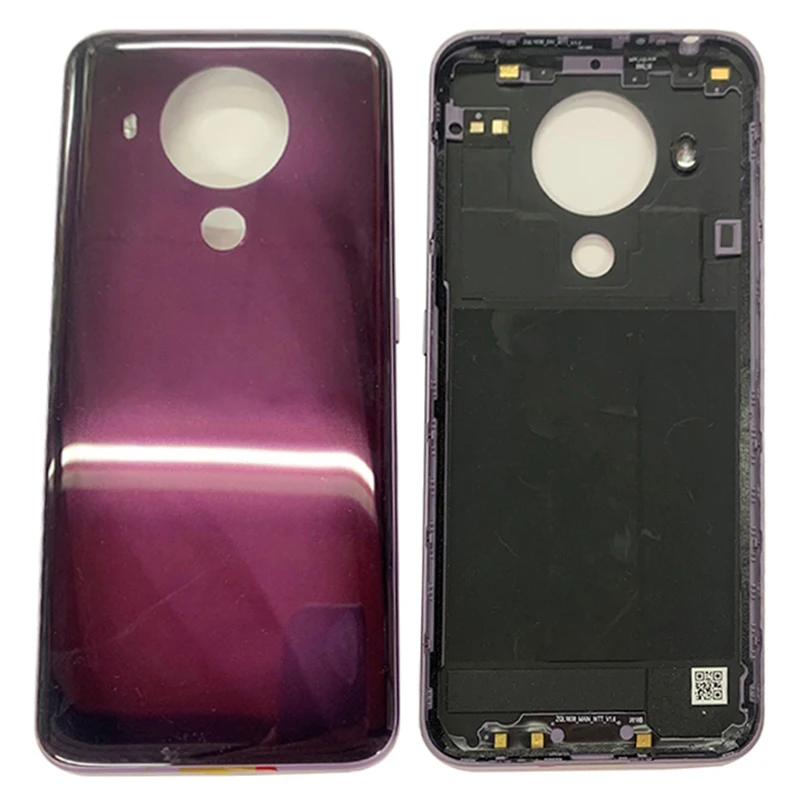 Battery Cover Rear Door Case Housing For Nokia 5.4 Back Cover with Adhesive Sticker Replacement Parts
