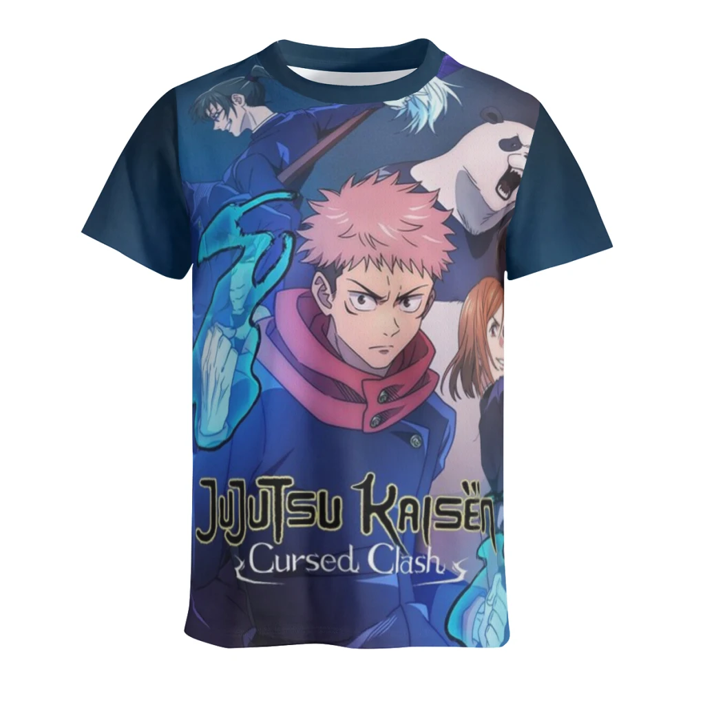

Jujutsu Kaisen T Shirt Men Women Summer O-neck Cotton Short Sleeve T-shirts Clothes Clothing Tee