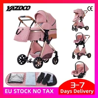 Poussette bébé 3 en 1, système de voyage, landau léger pour nouveau-nés, tout-terrain, compacte et pliable, poussette d'hiver pour bébé 1