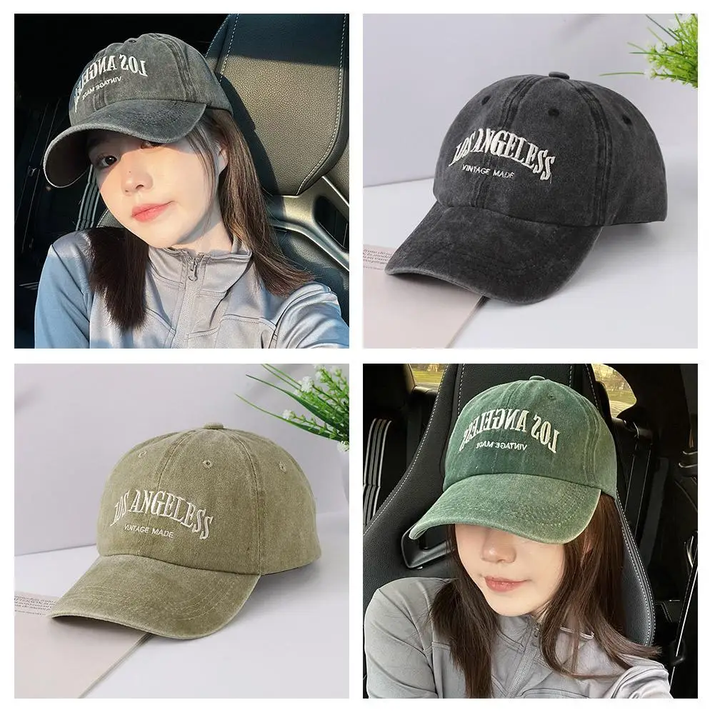 남성과 여성을위한 새로운 코튼 야구 모자 패션 자수 모자 코튼 소프트 탑 캡 캐주얼 레트로 스냅 백 모자 유니섹스