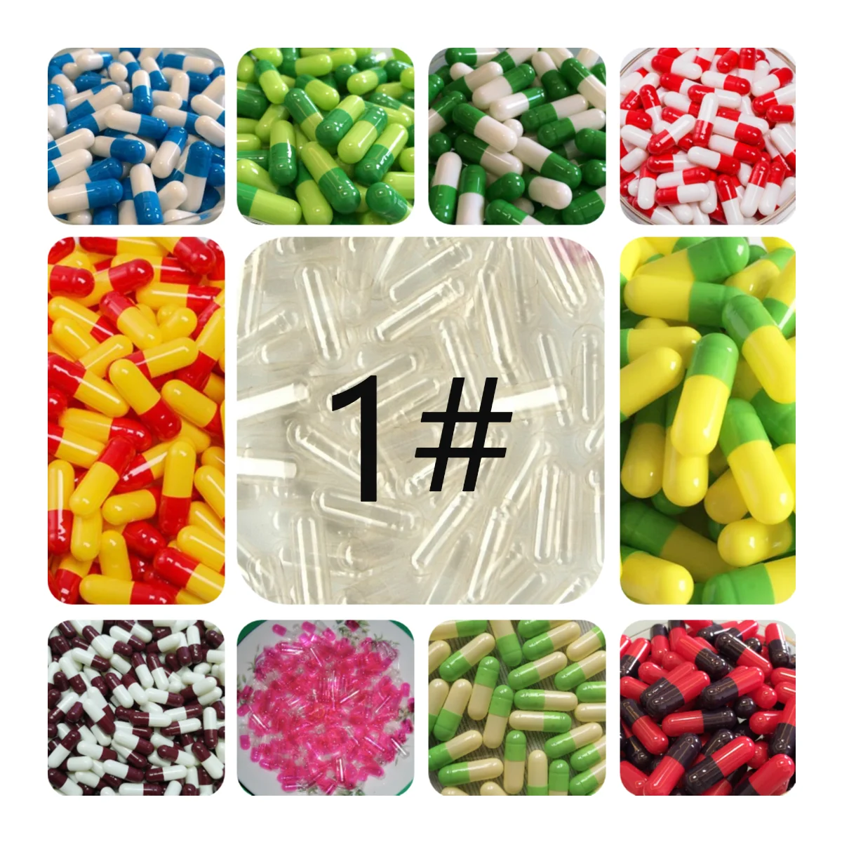 

Size 1 Empty Capsule,500pcs!1# All Kinds of Colored Empty Gelatin Capsule,Empty Capsule( joined or seperated capsule available)