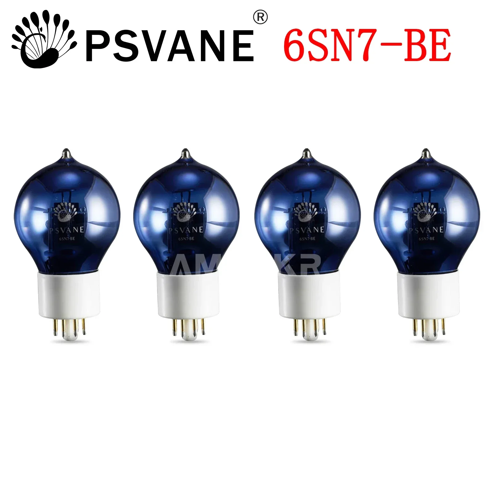 

Вакуумная трубка PSVANE 6SN7-BE, голубая стеклянная оболочка, специальная индивидуальная версия пластины с золотым штифтом, замена 6N8P 6H8C 6SN7, подходящая пара