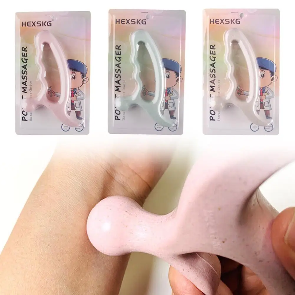 

T-shaped Point Massager Reflexology Acupuncture Stick Massage Trigger Relief Foot Deep Tissue Pain Press Body Full Relaxtio F4D2