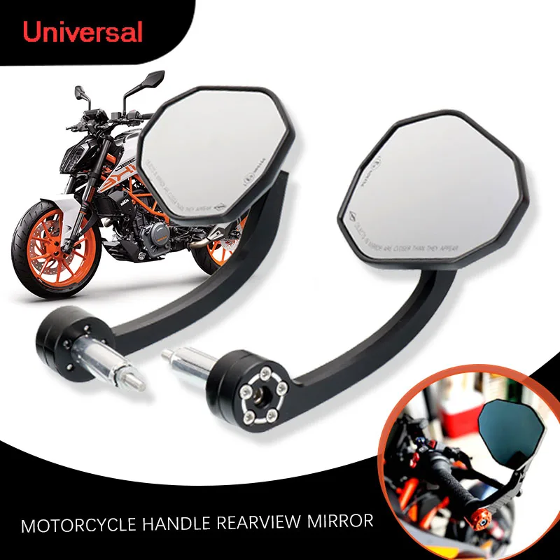 

For 250NK 400NK 650NK 800NK 800MT 700CLX Motorcycle Rear View Mirrors 7/8" 22MM Handle Bar End Mirrors