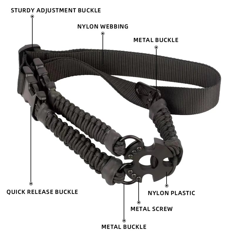 Durable Nylon Webbing Multifunctional Adjustable Sports Shoulder Strap