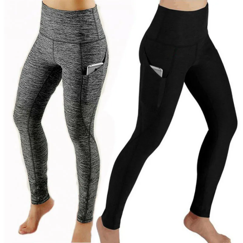 Yoga Pants Women Pocket Leggings Fitness Pocket Leggings Pockets Women High Waist Aliexpress