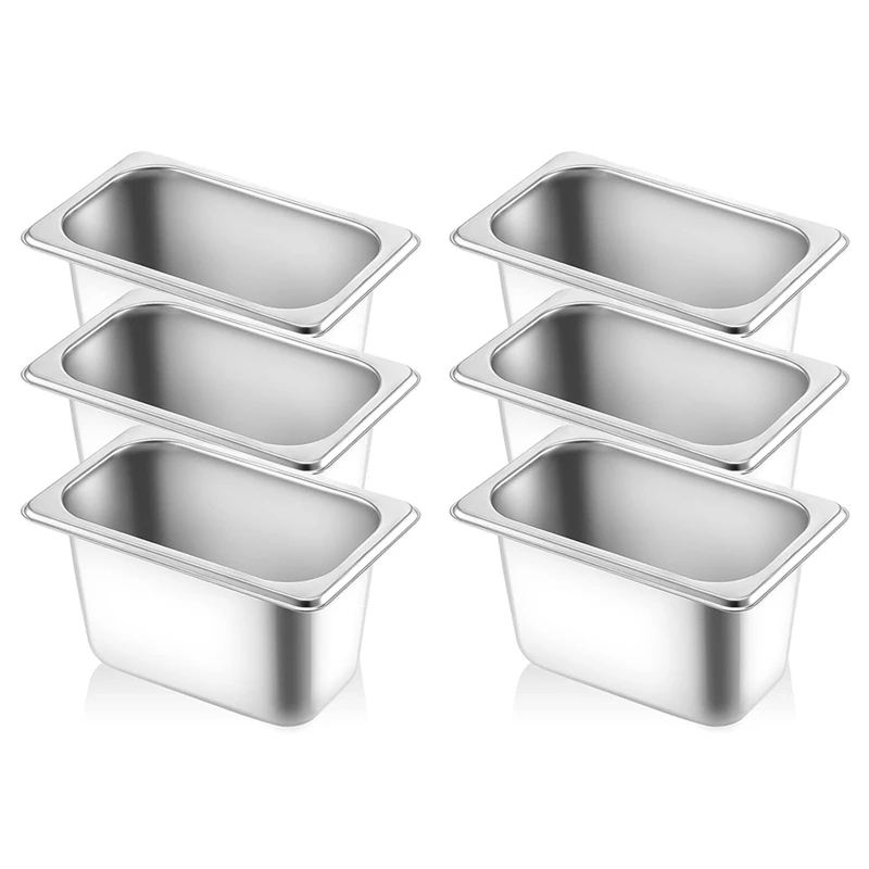 

Anti Clogging Stainless Steel Steam Table Pans Hotel Pans Commercial Metal Food Catering Trays