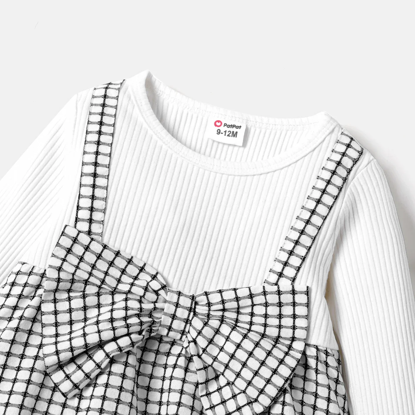 3PCS Baby Girl Gingham Outfit 3