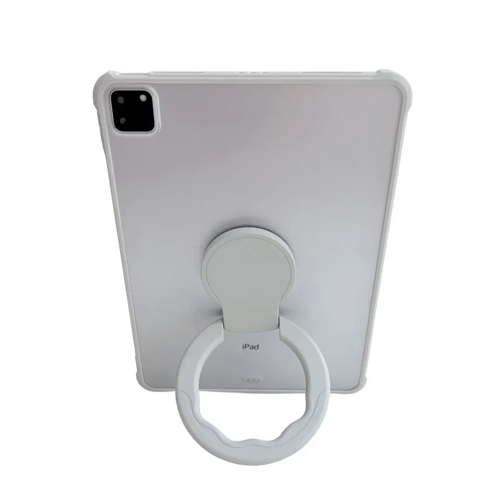 360° Rotating Transparent Matte Shockproof Tablet Case