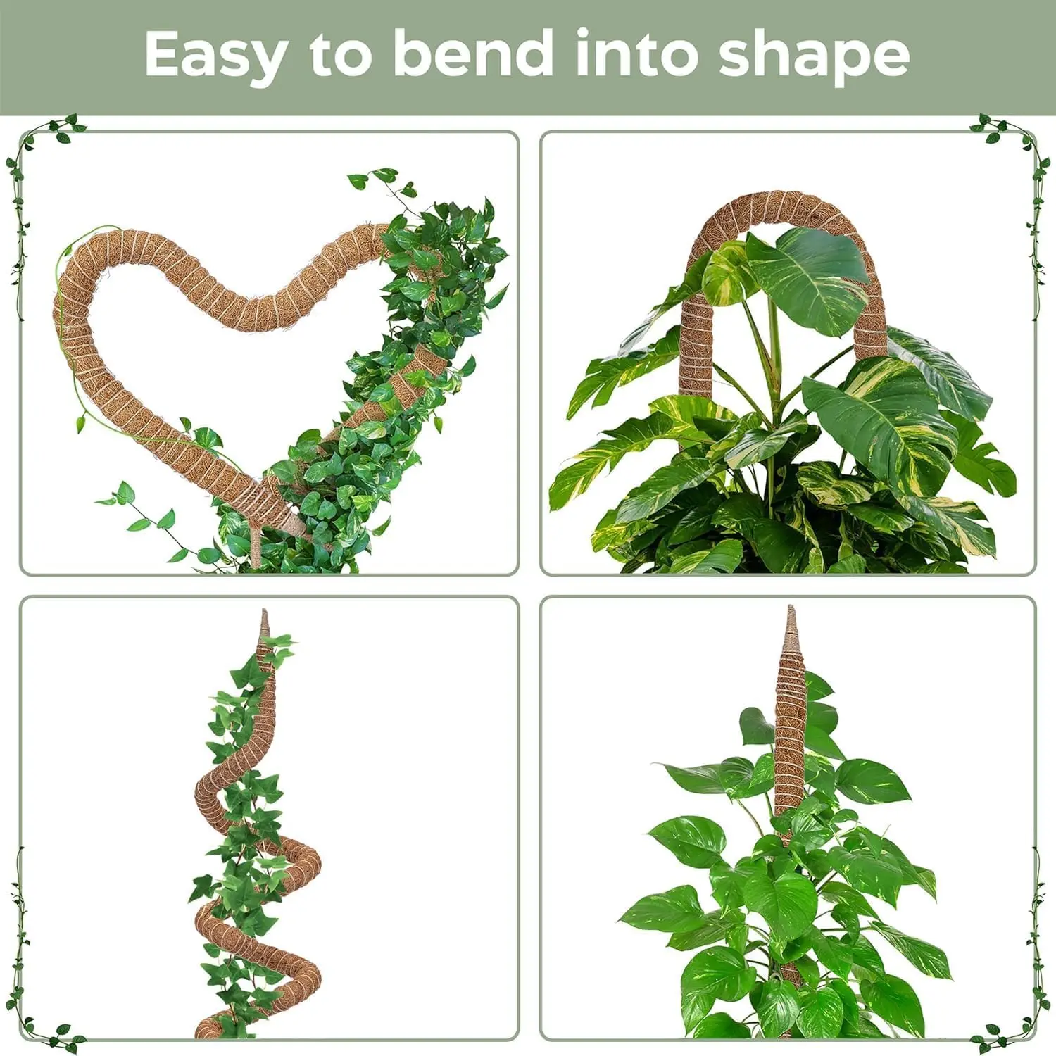 Moss Pole Plant Support Plant Trellis Moss Pole for Plants Monstera Poles for Climbing Plants Sticks Support 1pc