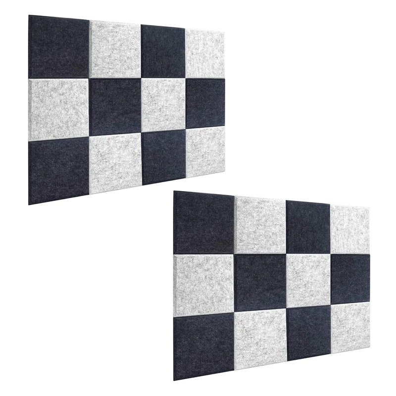 

24 Pcs Acoustic Foam Panels,Soundproofing Panel Beveled Edge Sound Panels, Acoustic Treatment Used In Home&Offices Wall