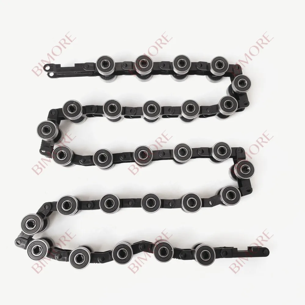 4pcs KM5070679G01 Escalator Handrail Newel Chain 28 Pairs of Bearings 56 Rollers