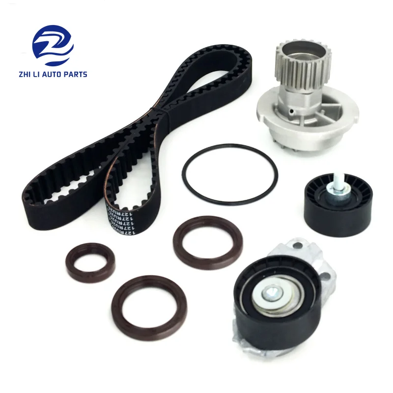 

TCKWP335 KTBA008P1 комплект водяного насоса ремня ГРМ для 2004-2008 Chevrolet Aveo 530033230 л DOHC E-TEC II VKMA90000S1