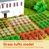 15pcs 8mm 10mm Miniature Flower Ho Diy Model Making Grass Tuft Cluster Garden Decoration Military Scene Materials for Diorama 1