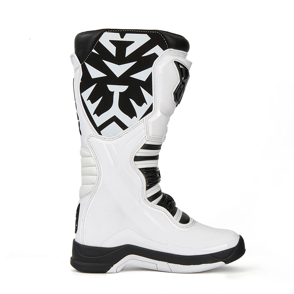 Men's Motorcycle Protective Boots Professional Outdoors Motocross Racing Long Boots Anti Slip Breathable Motos Shoes