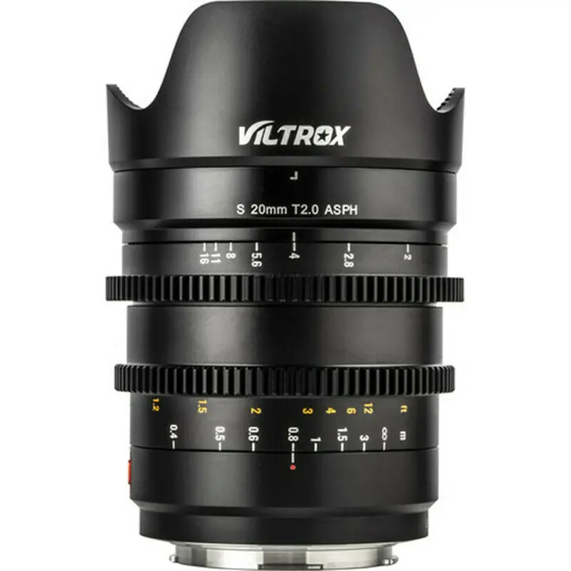 Viltrox S 20 мм T2.0 Полнокадровый ультра-широкий MF Cine объектив для Panasonic Leica L CAM |