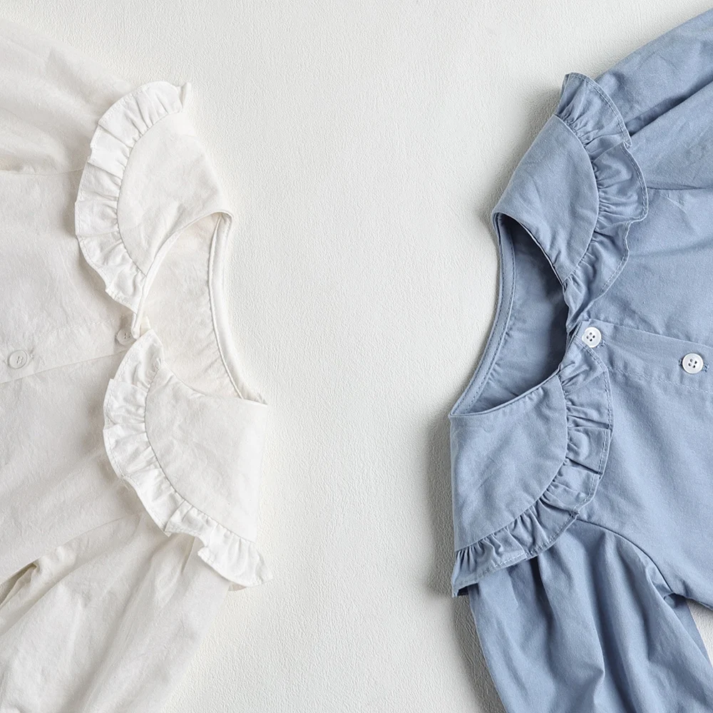 Girls Ruffle Sleeve Infant Bodysuit