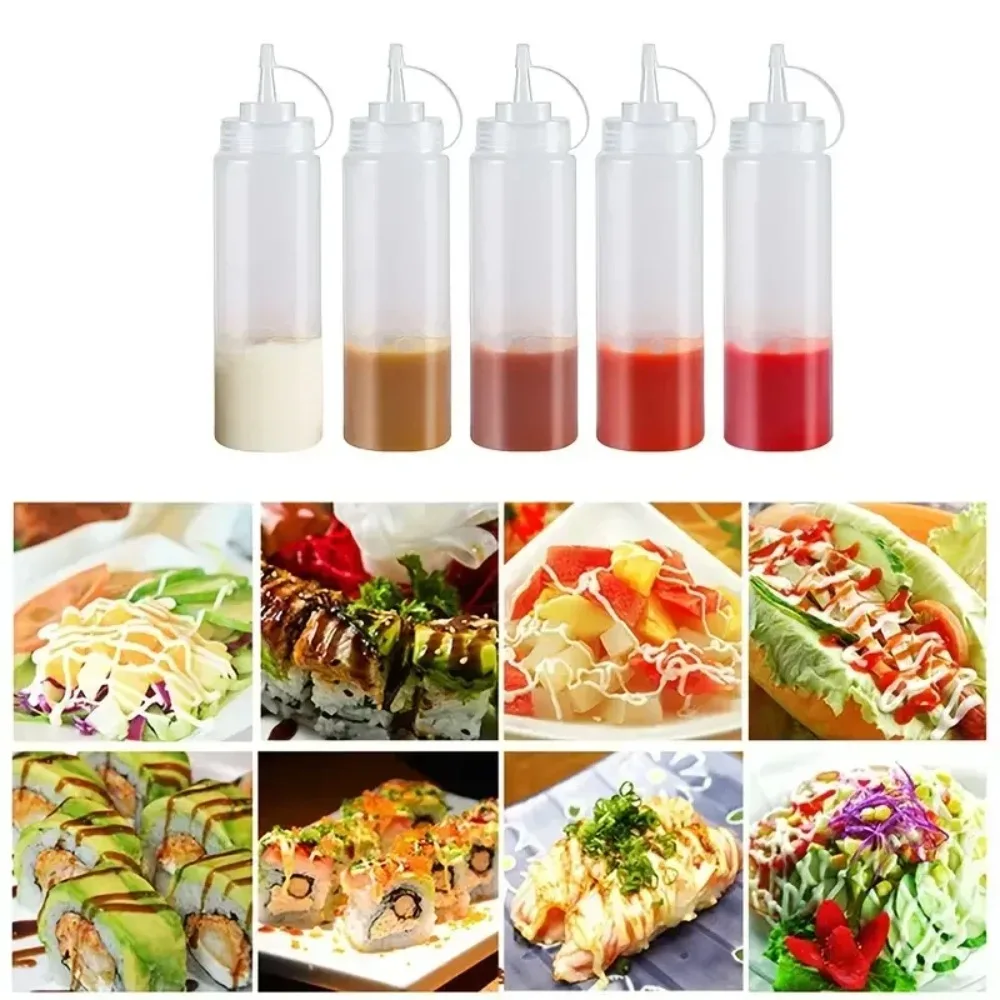 Premium Squeeze Sauce Bottle Dispenser