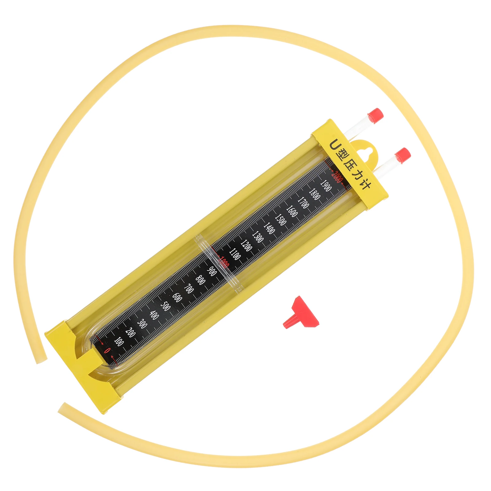 Alloy Glass Pressure Gauge Manometer for Water Column Vacuum Tube Tester