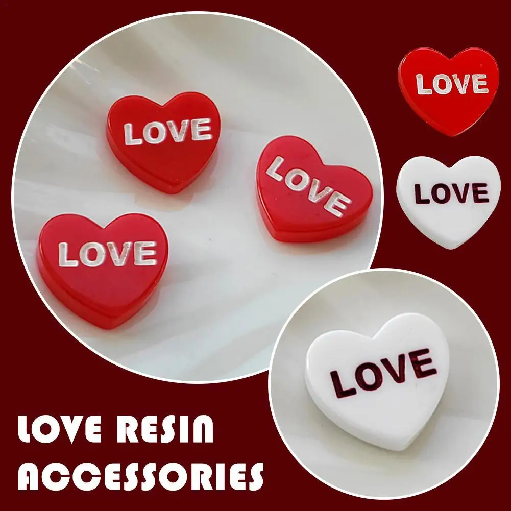 

Классические любовные буквы, аксессуары из смолы, украшения «сделай сам», материалы ручной работы, заколка для скрапбукинга, украшение для рукоделия