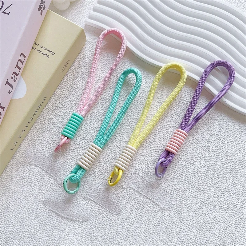 Versatile Mobile Phone Lanyard Strap with Wrist Strap and Keychain Attachment