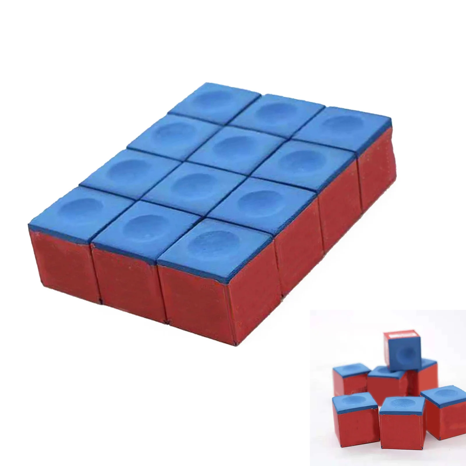 

Кубики мелки для бильярда, 12 шт.