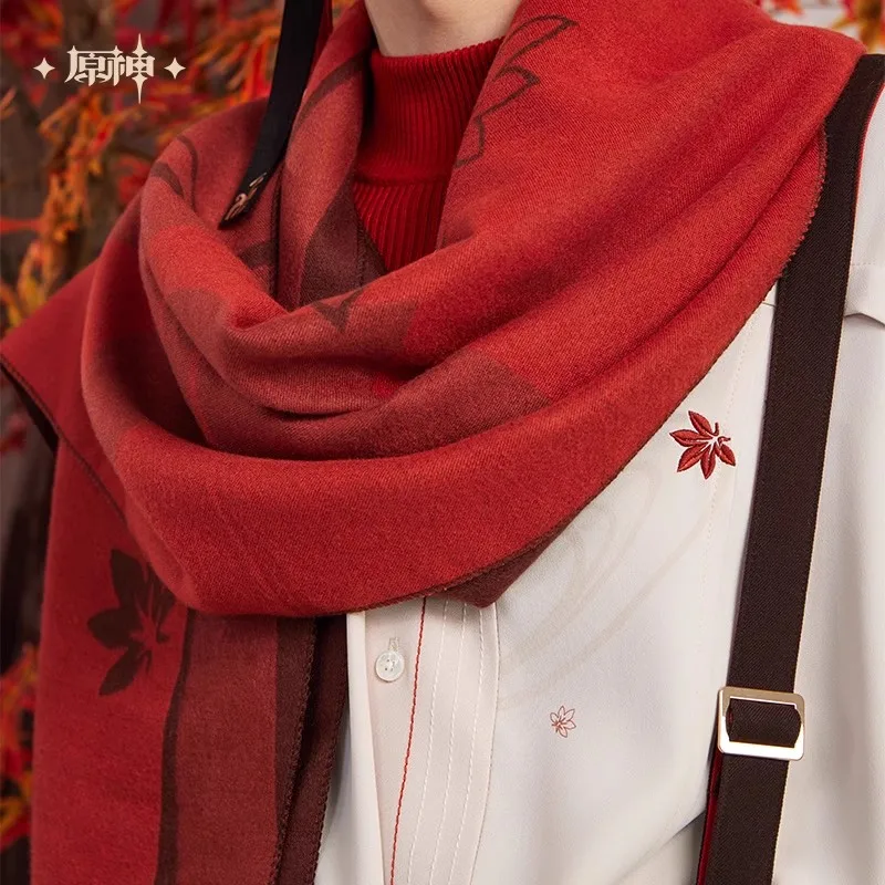 Anime Game Genshin Impact Cosplay Neck scarf Kaedehara Kazuha Kazuha Theme Impression Scarf Original Birthday Gifts Official