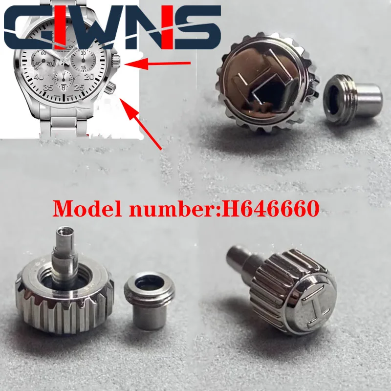 Accessori Per La Testa Della Chiave Del Pulsante Di Temporizzazione Dell'Orologio Per L'Aviazione Di Hamilton Khaki H646660