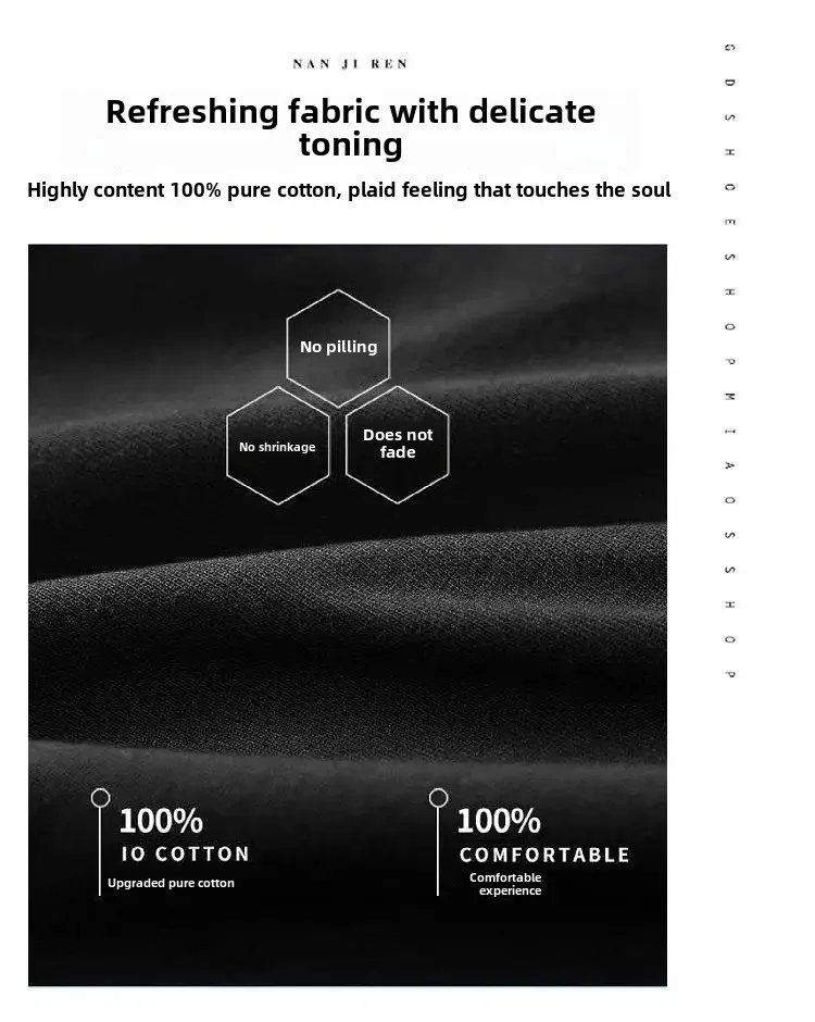 Schnelltrocknende Sommershorts aus reiner Baumwolle für Herren mit lockerer Passform