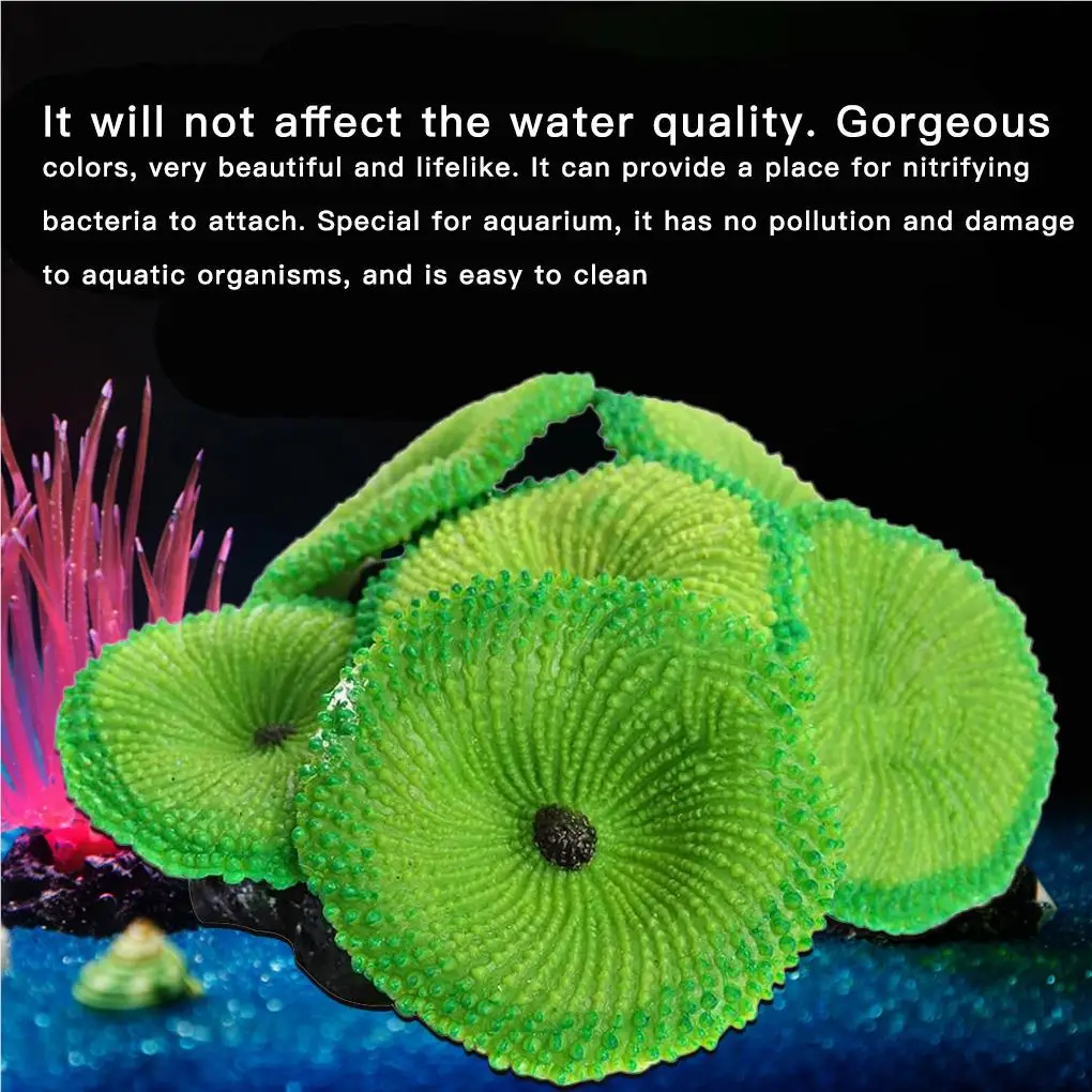 Title 5, Aquarium Artificial Coral Fish Tank Landscape D...