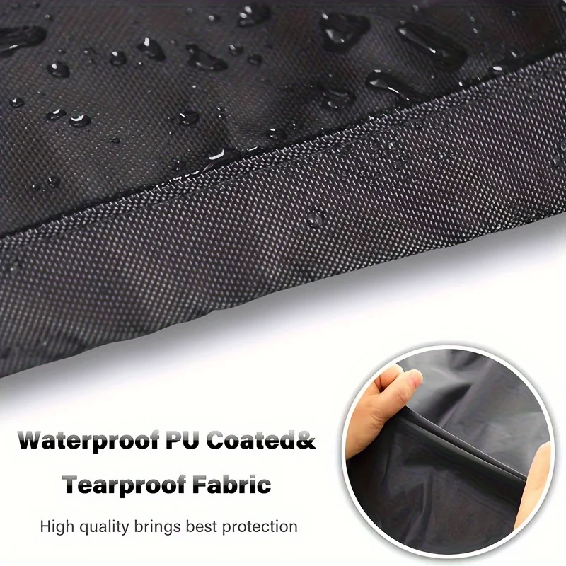 The courtyard sofa cover is waterproof, the double seat balcony two person sofa cover, the 600D thickens the heavy-duty outdoor 5