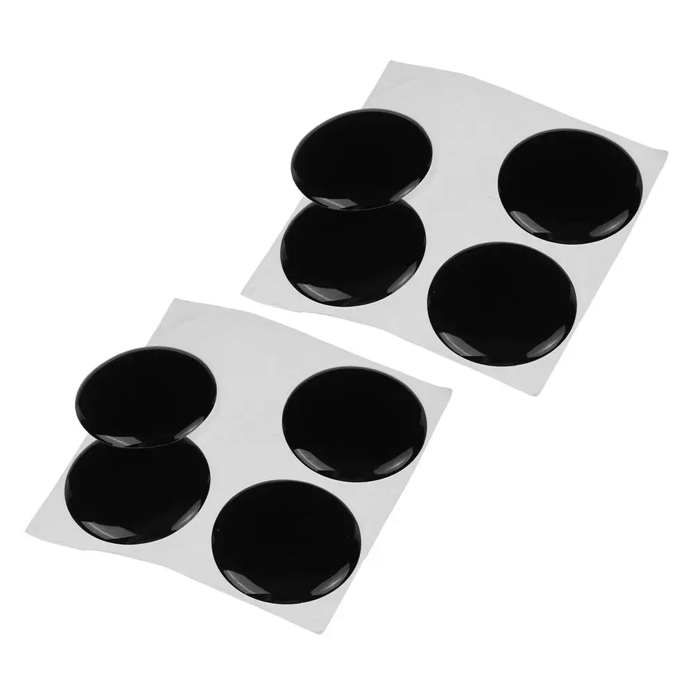 8Pcs 범용 자동차 열쇠 구멍 보호 스티커 방수 PVC 자동차 도어 잠금 커버 열쇠 구멍 장식 자동차 외관