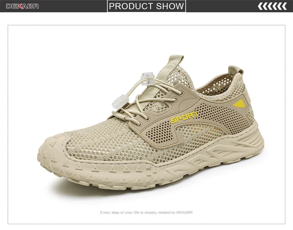 Summer Fashion Men's Casual Shoes Breathable Mesh Non-Slip Soft