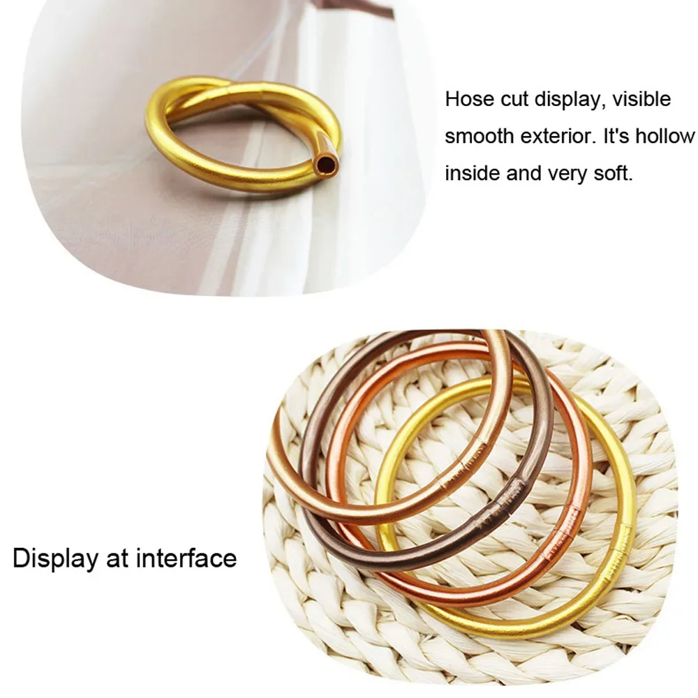 5PCS/set Golden Buddhist Rush Bracelets Temple Charm Buddha Girls Braclet Glitter Jelly Bangle Bracelets Set for Women 5