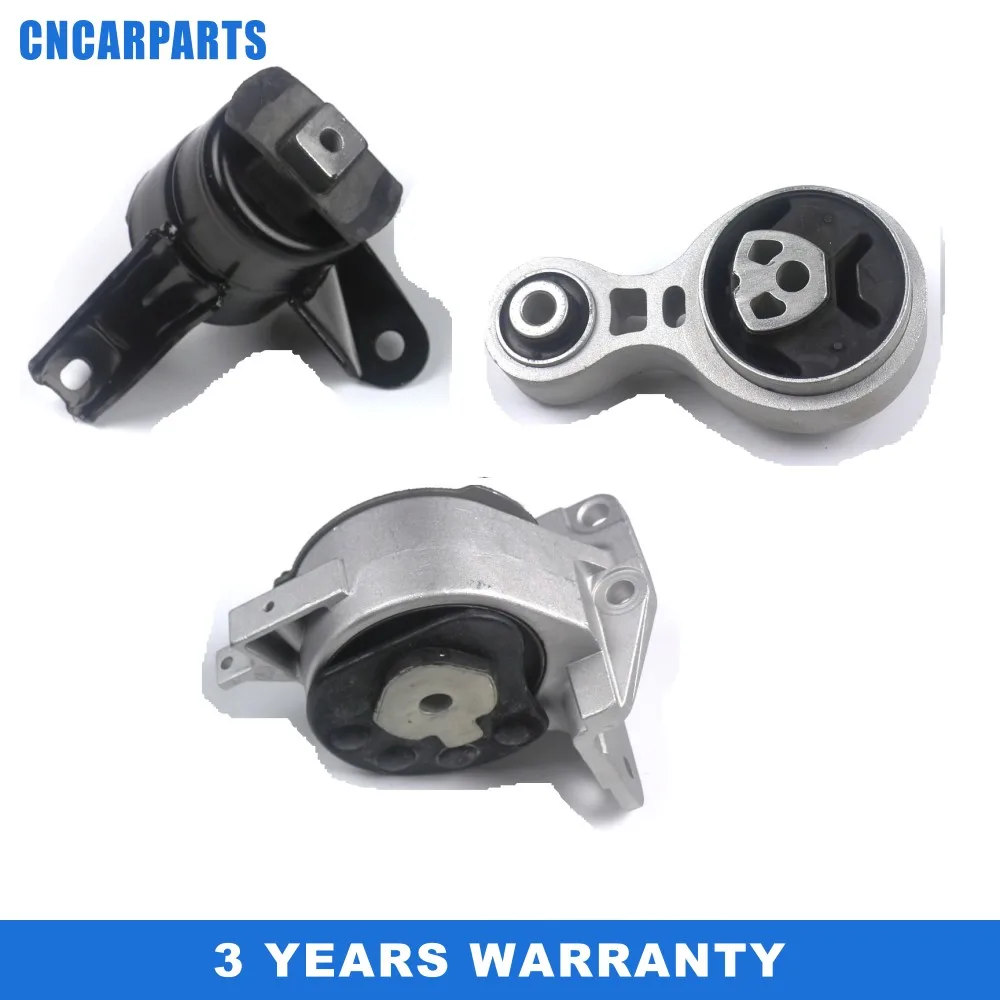 

New Engine Trans Mount 3PCS. 2010-2012 fit for Ford Mercury, Fusion Milan 2.5 for Auto