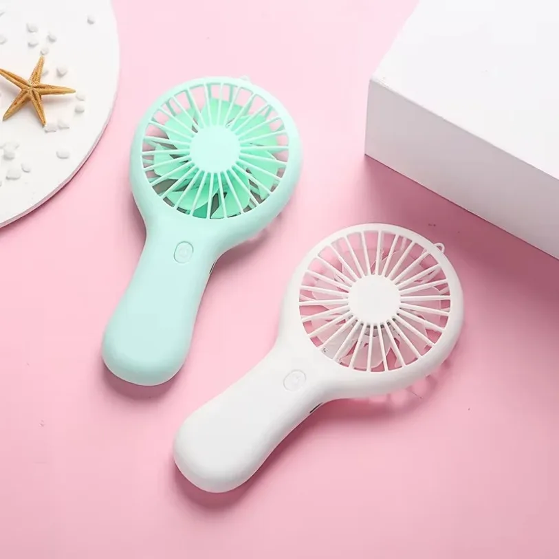 Portable Handheld Fan USB Charging Mini Fan With 3 Speed High Wind Desktop Travel Pocket Handheld Small Charging for gaming