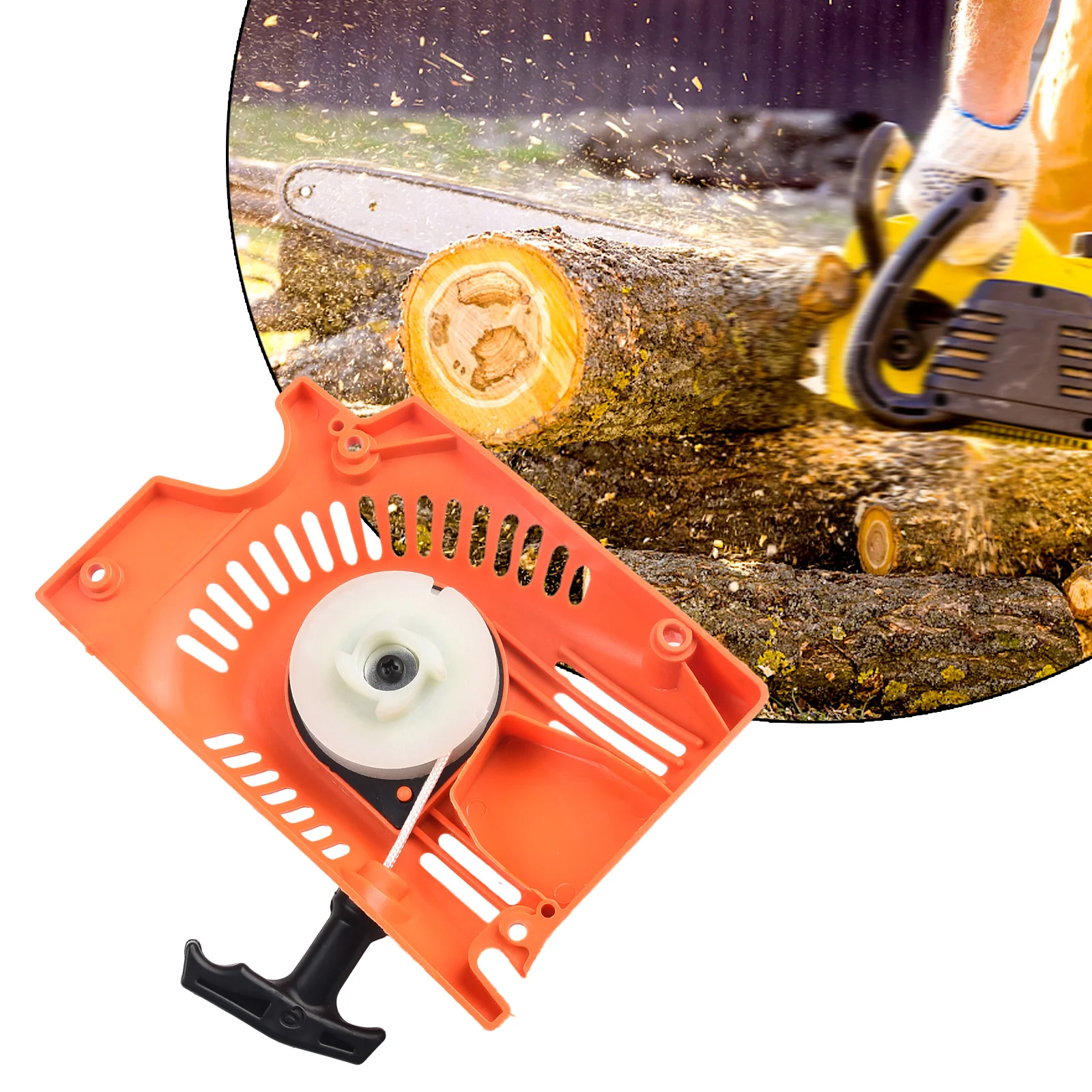Spare Recoil Starting Starter Parts Chainsaw Repair Accessories For 4500 5200 5800 45cc 52cc 58c Garden Trimmer Power Tools