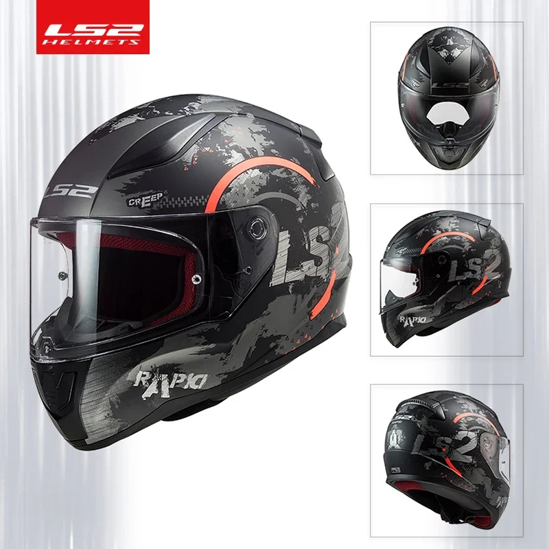 Capacete LS2 FF353 Ǯ ���̽� ������� ��� Ls2 Rapid Street Racing Casque Moto Casco ��� ECE ����