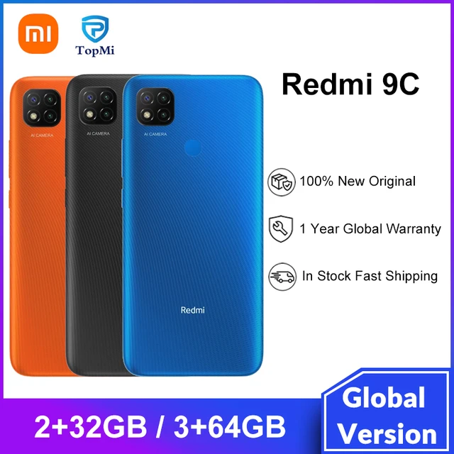 Xiaomi Redmi 9C 64GB Sunrise Orange New Dual SIM 6,53  Smartphone Mobile  Boxed