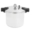 Pressure Cooker Long Lifespan Efficient Aluminium Alloy Pressure Canner 23L Capacity High Temp Resistant with Meter for Kitchen 1