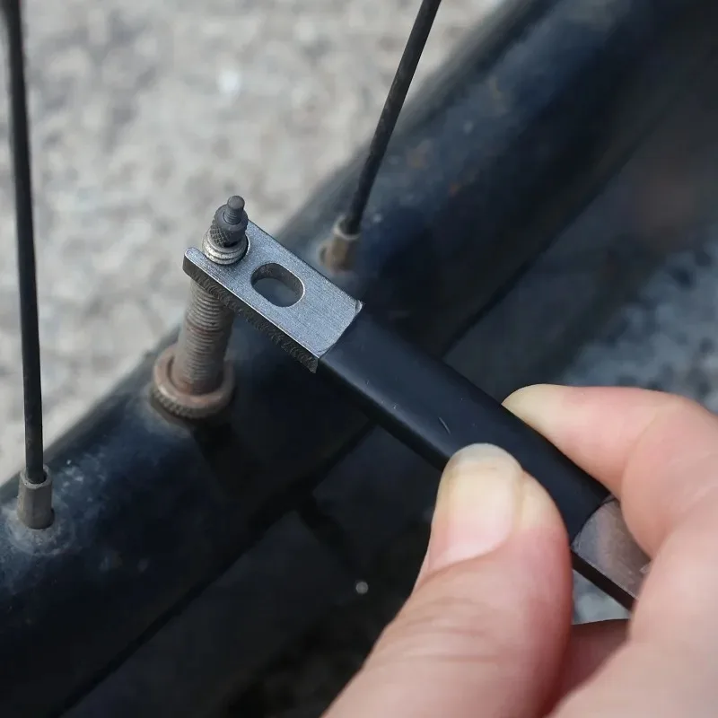 Professional Bike Spoke Wrench Tool  Stainless Steel Bicycle Wheel Repair Cycling Tool Kit for Bicycle/Motorcycle Spoke Adjuster