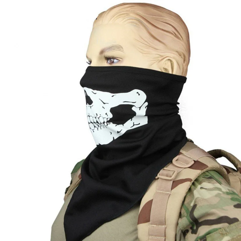 Polyester Skull Wrapped Headband for Outdoor Sports