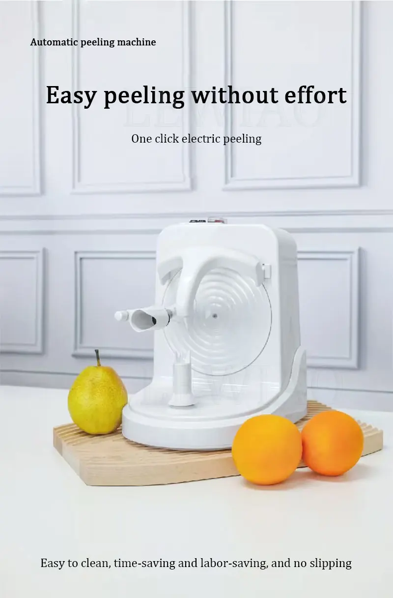 Description Picture 3 of itemMultifunction Electric Peeler For Fruit Vegetables Automatic Stainless Steel Citrus Peeler Kitchen Orange Cutter Machine