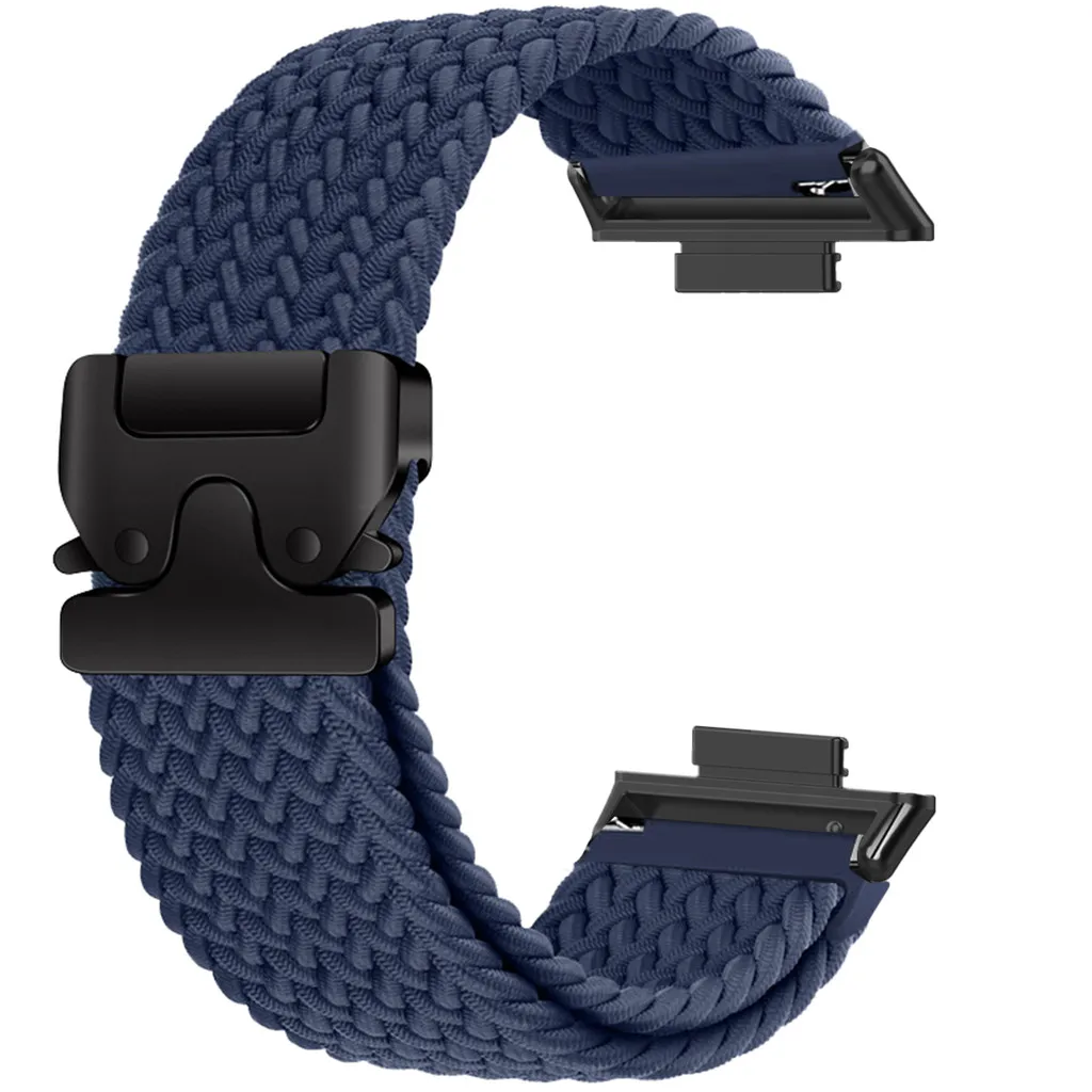 Nylon Elastic Braided Solo Loop Strap for Smartwatches - Unisex Watchband
