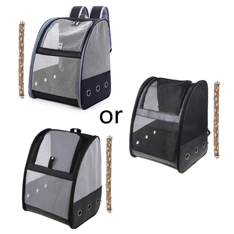

Bird Cage Breathable for Carrier Backpack Foldable Lightweight Outdoor Travel Multi Purpose PU Mesh Pet Parakeet New Dropship