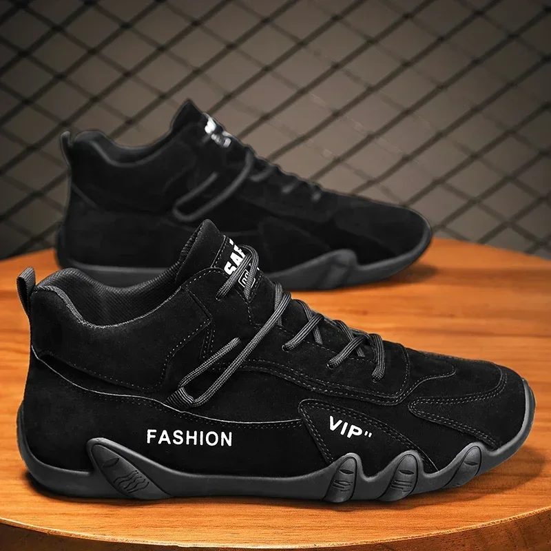 Waterproof Sneakers Lace Up Leather Casual Sneakers for Men Casual Motorcycle Shoes Waterproof Leather Ankle Boots for Men motorcycle shoes,mens shoes,motorcycle boots