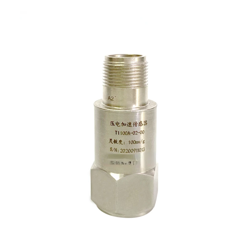 

T1100A-02-00 Piezoelectric Acceleration Sensor 100mv/g/Vibration Probe/Vibration Speed Sensing Measurement