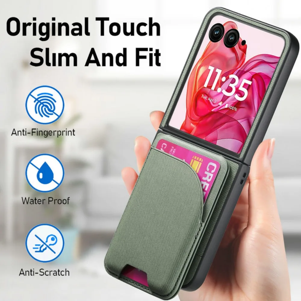 2-in-1 Detachable Leather Wallet Case with Magnetic Back Cover