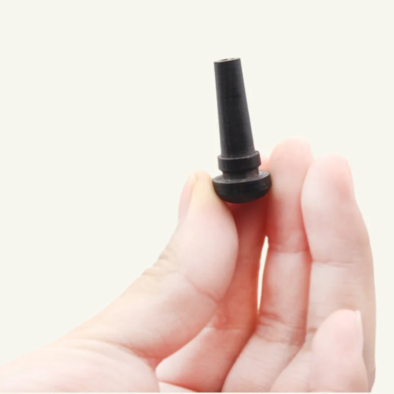 Violin Endpin Ebony/Rosewood/Jujube Wood Violin Tail Endpin Nail Musical Instrument Accessories 10Pcs